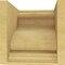 Ekena Millwork 9"W x 9"D x 9"H Wide Scroll Rough Cedar Woodgrain TimberThane Corbel, Primed Tan CORUR09X09X09SCRRCPR - alternate 4